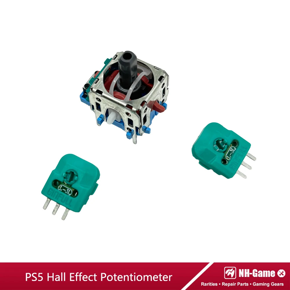 20/30 pces efeito hall 3d potenciômetro analógico joystick eixo resistor para controlador ps5 vara micro interruptor sensor módulo