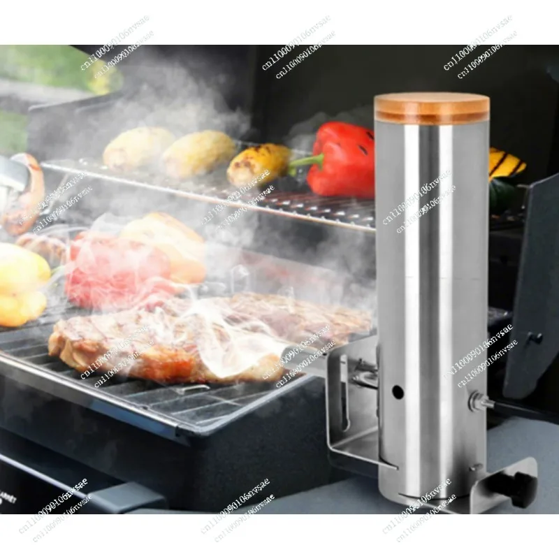 Wood Pellets Outdoor Cold Smoke Generator  Portable Electric  Smoker with Lid and Air Pump