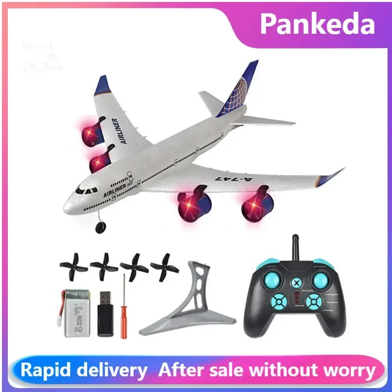 

Airbus A380 RC Airplane Remote Control Toy 2.4G Fixed Wing Plane Gyro Outdoor Aircraft Model with Motor Gift toys for kids drone
