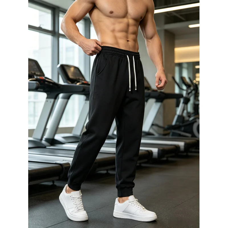 Autumn Men's Clothing Sweatpants Casual Pants 2026 Clothes Man Cropped Petite Women's Sports Baggy Home Grey Male Trousers Y2k - view 3
