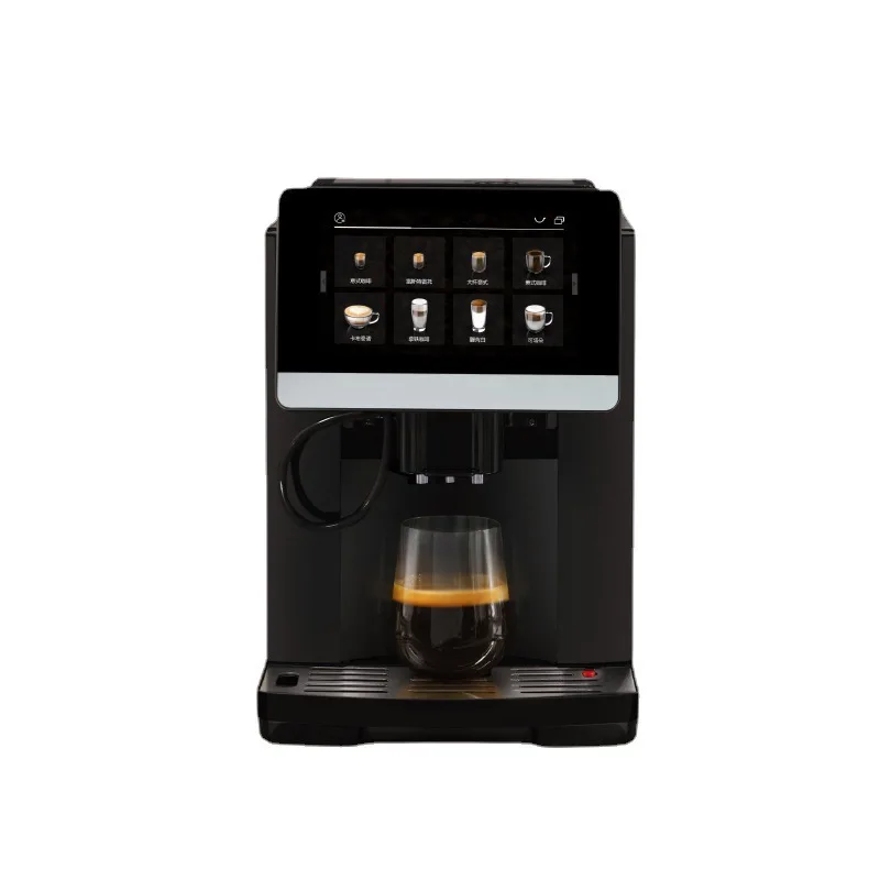 Professional 19Bar Stainless Steel Full-Automatic Espresso Machine 7-Inch Touch Screen Electric Coffee Maker for Household