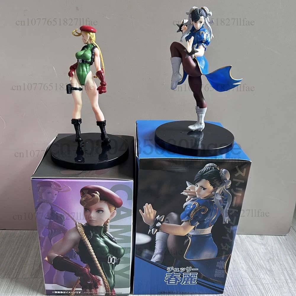 Figura de chica Sexy Street Fighter Cammy Chun Li, figuras de desfile emergente, figura de acción, juguetes de modelos coleccionables, regalo móvil conjunto