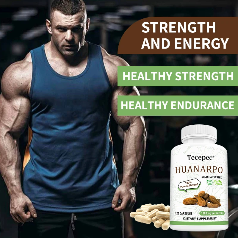 Huanarpo Macho 1000mg Capsules, Natural Peruvian Herbal Supplement, Vitality, Stamina & Male Wellness Support, Vegan Non-GMO