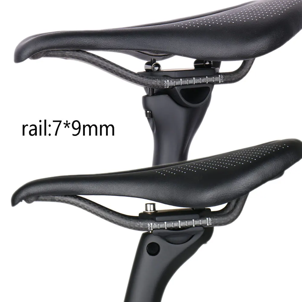 ELITA ONE SUPER LIGHT MTB/Rennrad-Sattel 240*143mm Carbon-Schienen 7x7/7x9mm Fahrradsitz Superleicht 90g – Detail 8