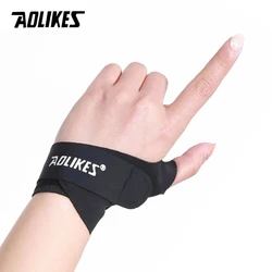 AOLIKES 1PCS Adjustable Wrist Splint Brace Thumb Support Stabilizer Finger Protector Injury Aid Tool Health Care Bace Support