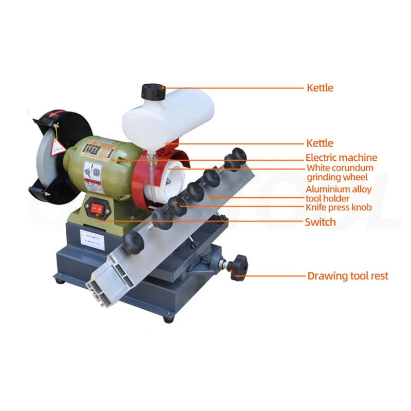 Woodworking Knife Polishing Machine Precision Grinding Machine Electric Polishing Machine Multi functional Horizontal Polishing