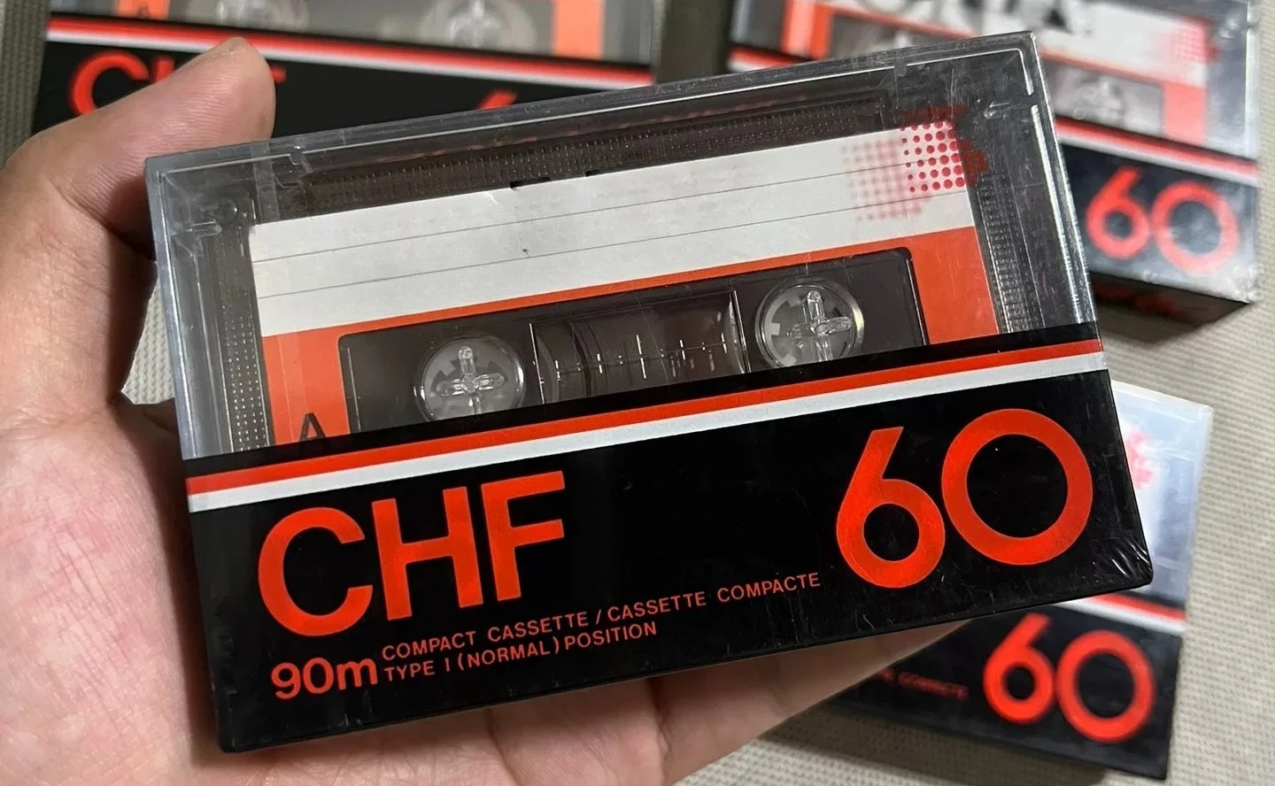 New and unopened blank tape for Sony CHF60