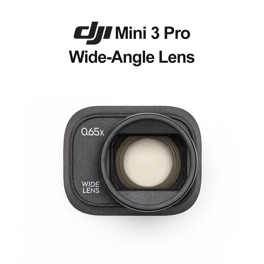 DJI-filtro de lente gran angular Mini 3 Pro, accesorios originales, desarrolla más la escena, expandiendo tu campo de visión de 81,5 ° a 114 °