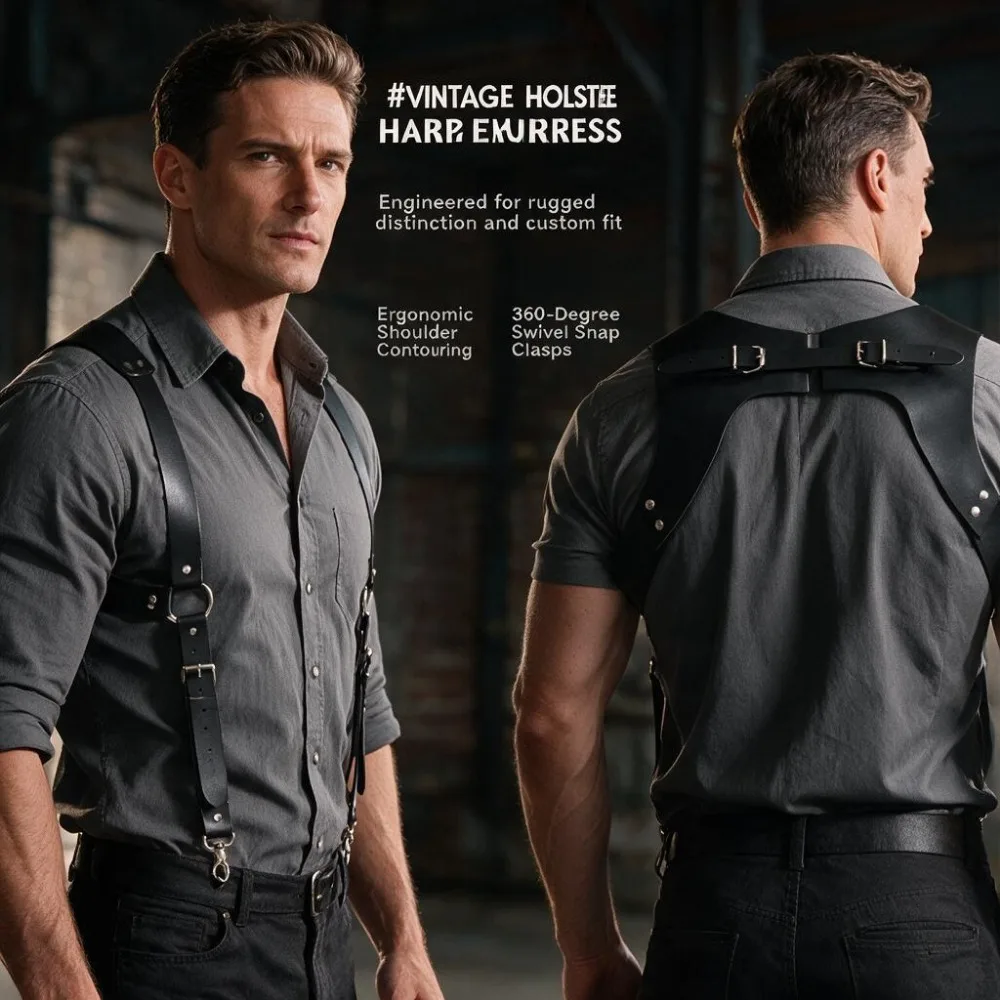 Men's Pants Leather Adjustable Backpack Shoulder Straps Fashion Adult Belt 2026 New Trend