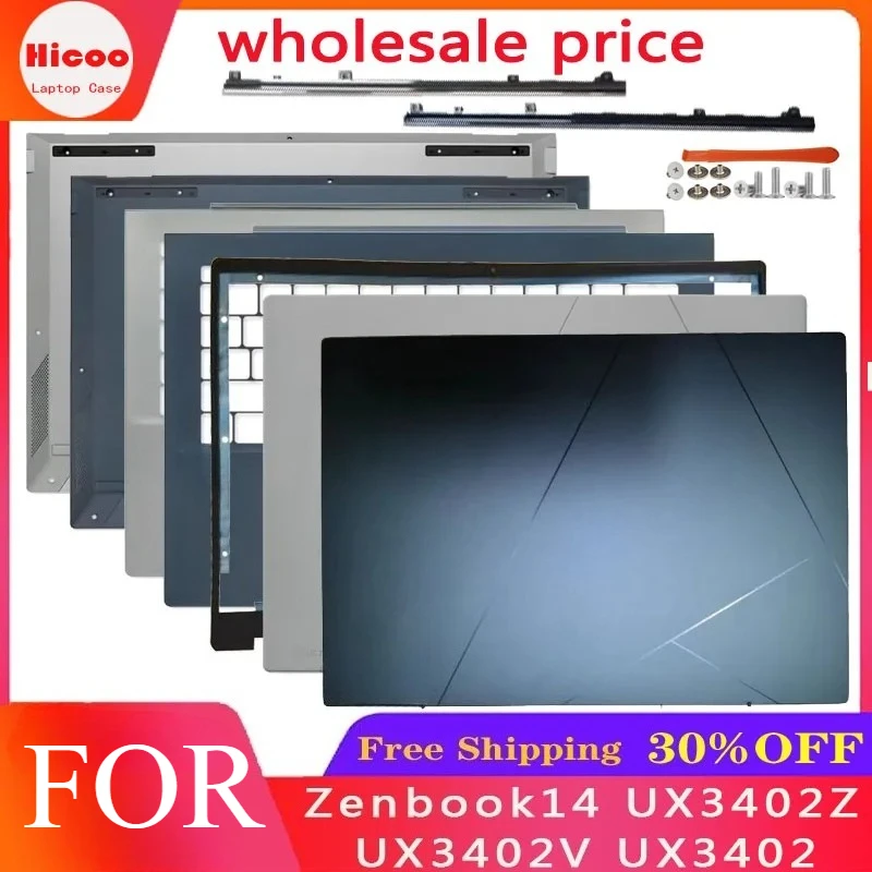For Zenbook14 UX3402 Z UX3402V NB5929 UM3402Y Laptop Replacement LCD Back Cover/Front Frame/Palm Rest/Bottom Cover