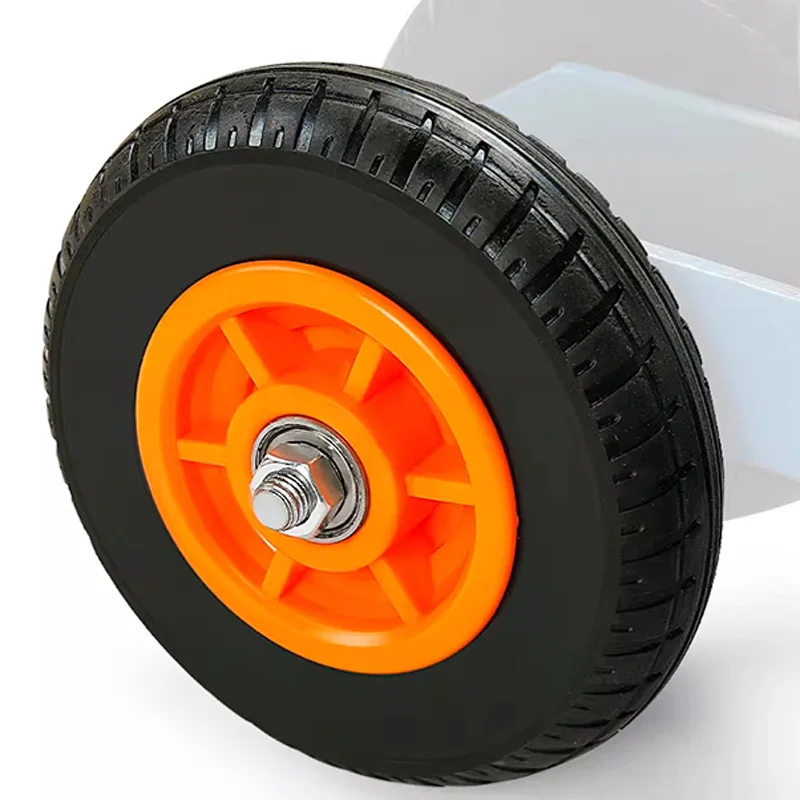 Heavy-Duty Four-Wheel Sheet Metal Hand Truck Door and Window Transport Cart Suitable for Construction Sites and Building Materia