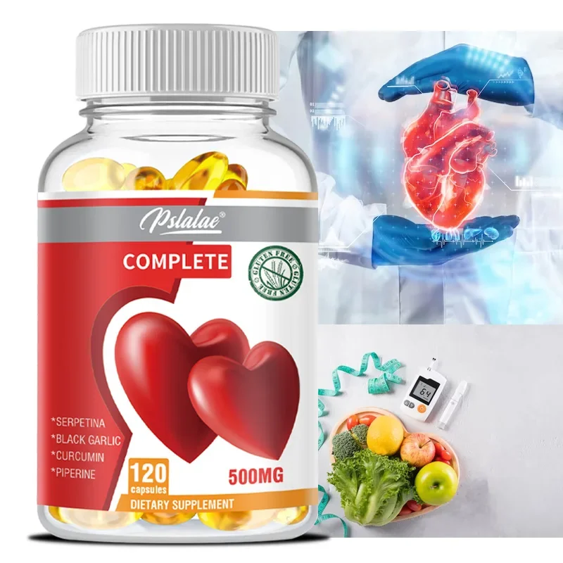 

Heart Healthy Capsules - Supports Heart and Blood Pressure Health, Promotes Blood Circulation, Antioxidant, Cholesterol Balance