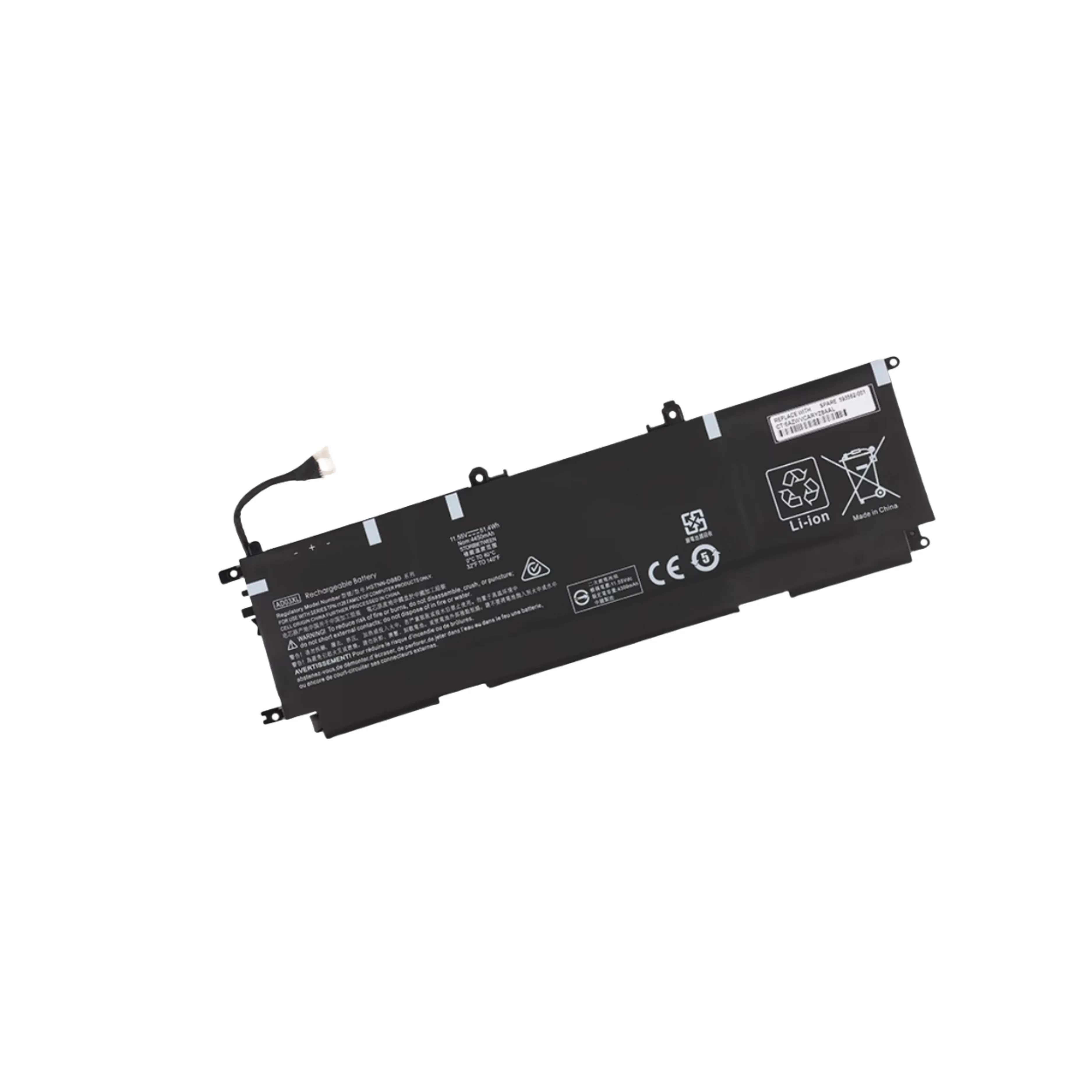 For ENVY 13-AD002/141NG TPN-I128 HSTNN-DB8D AD03XL