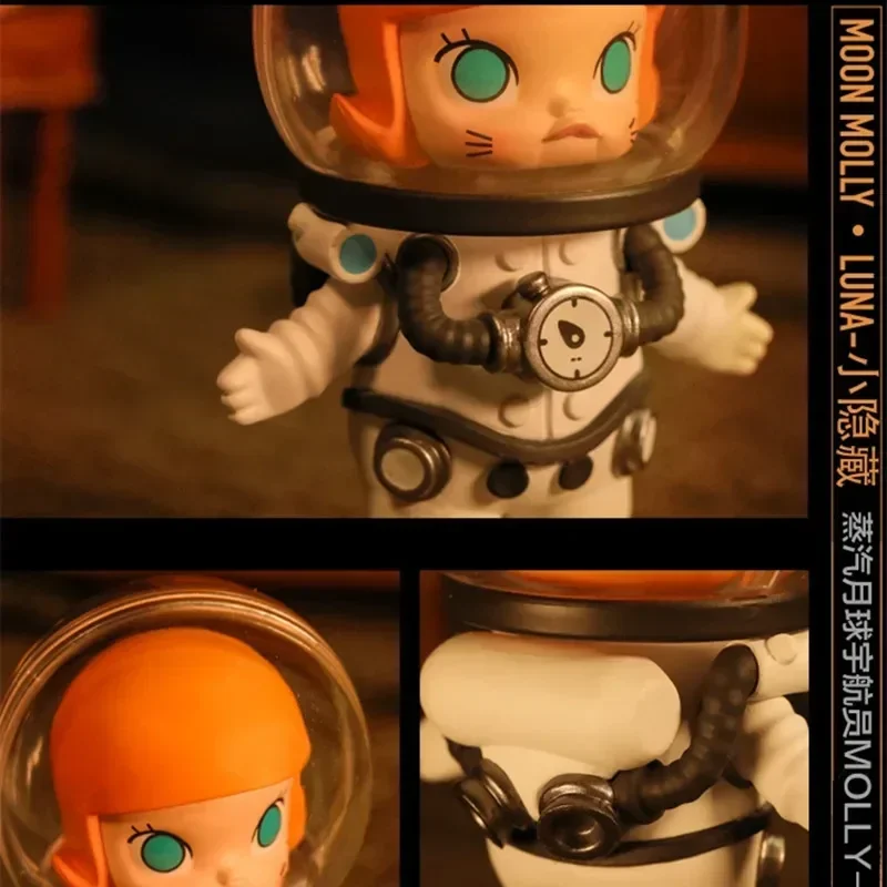 

Pop Mart Molly Steampunk Series слепая коробка Mystery Box Caixa Sorpresa аниме фигурки для девочек милая модель подарок на день рождения