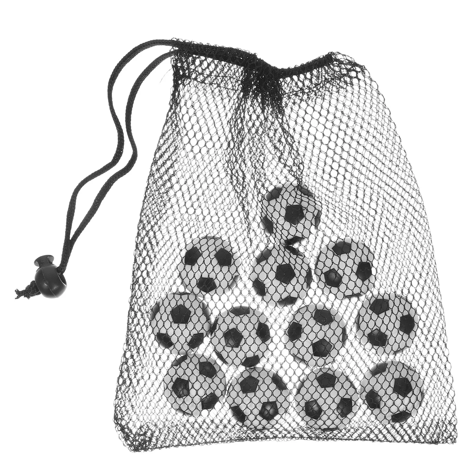 

12Pcs Table Soccer Balls Black White 32Mm Resin Replacement Foosball Table Balls for Tabletop Football Game Equipment