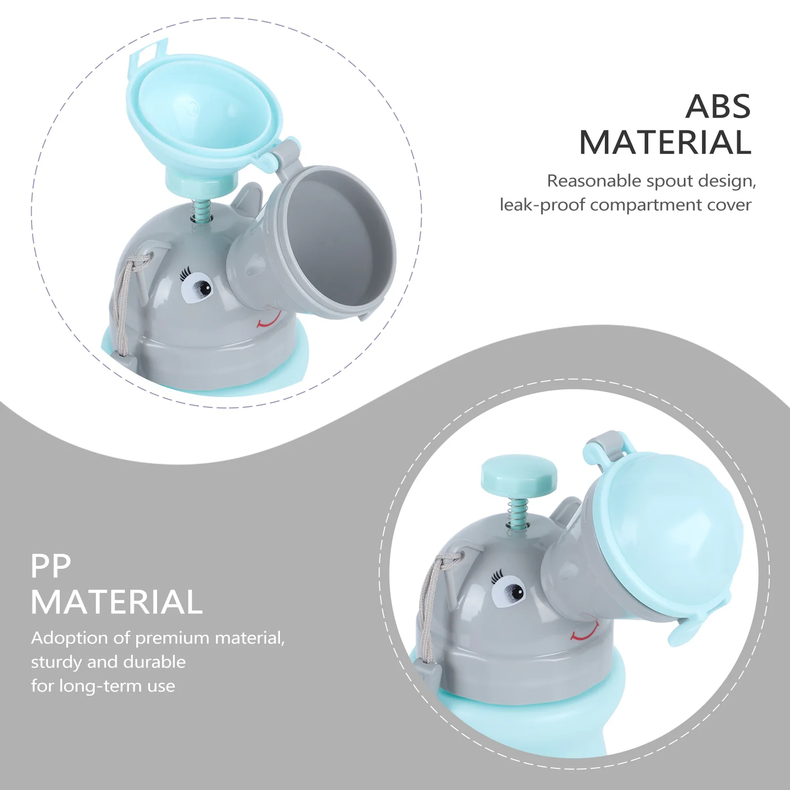 

1 шт., детский портативный писсуар, бутылка, аварийный туалет, герметичный автомобильный дорожный горшок, писсуар для детей, уличный автомобильный горшок