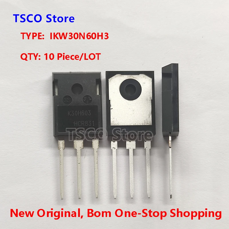 (10piece/LOT)  K30H603 , IKW30N60H3   New Origiail 30A 600V  IGBT