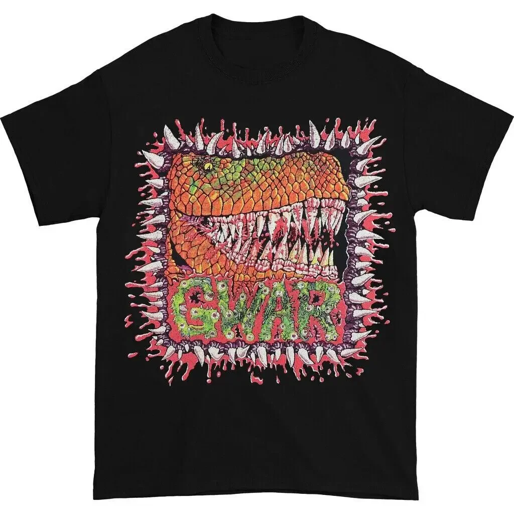 Gwar Gor Gor Dinosaur 1990 New Black T-Shirt