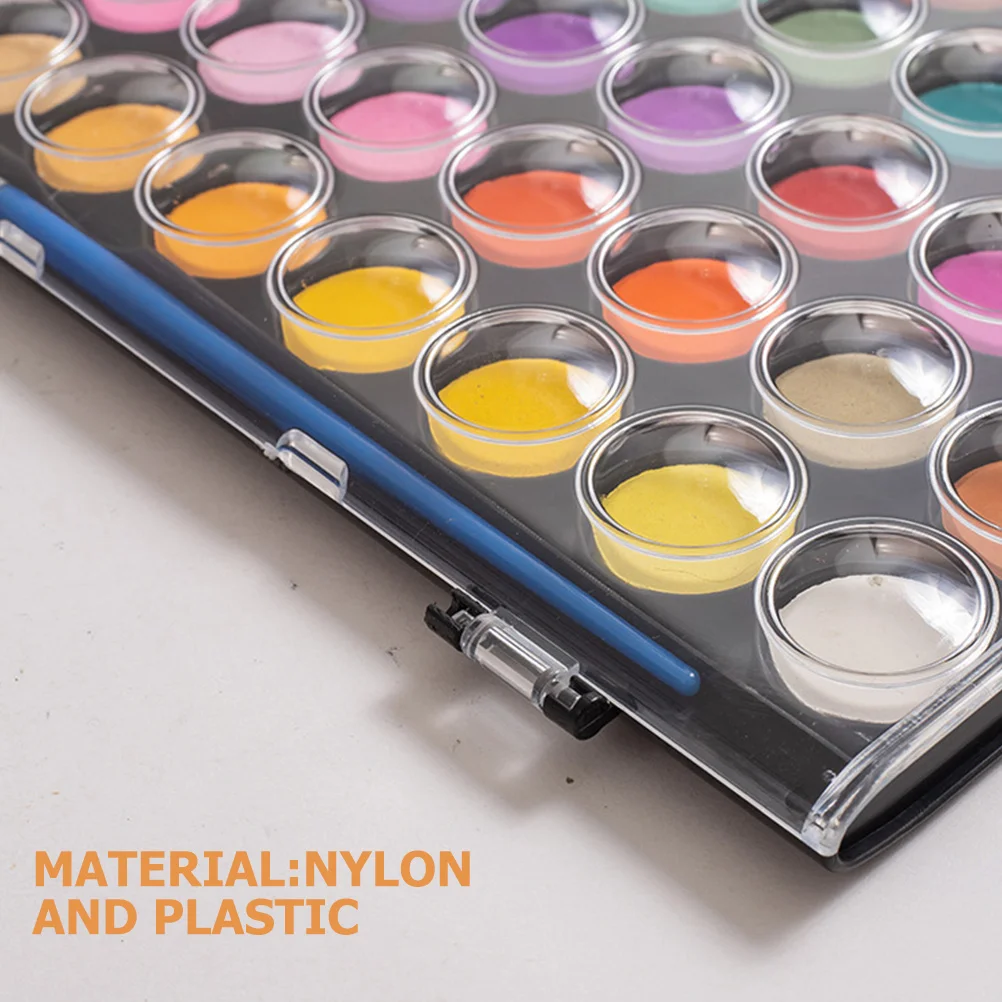 

Premium Plastic Nylon Watercolor Paint Box Diy Painting Kit Professional Water Color Set For Kids Students