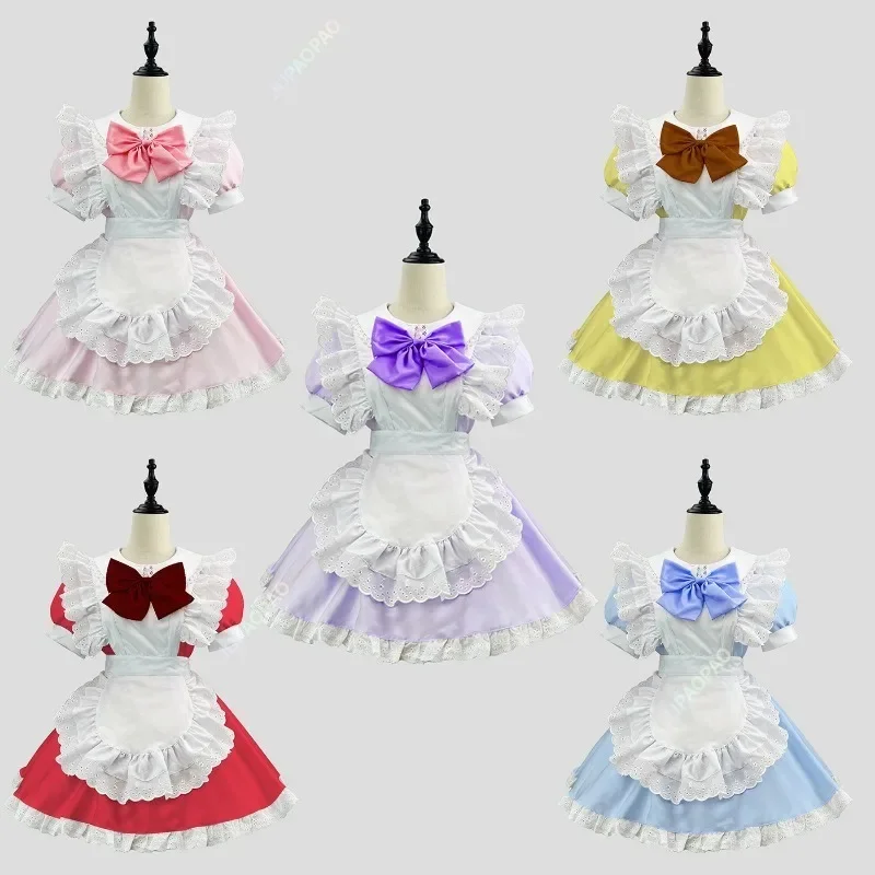 

Japanese Halloween Anime Cute Maid Role Playing Costume Dress Available in Multiple Colors Maid Party Stage Performance Dress