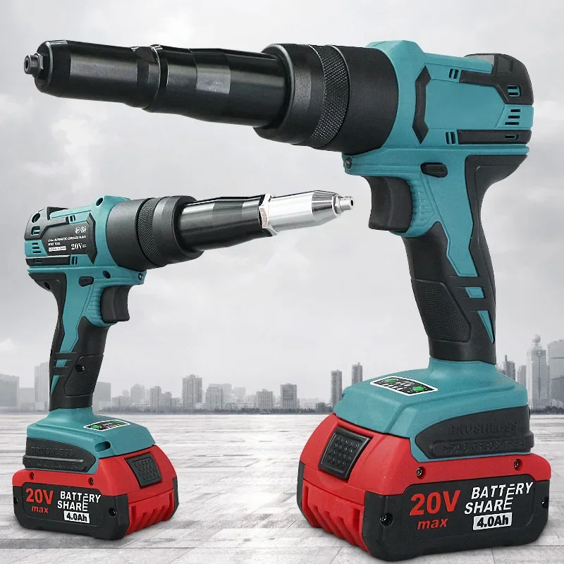 

20V Electric Rivet Nut Riveting Drill Supplies Insert Electric Accessories Drill Adaptor 3.2-4.0mm Nut Tool Rivet Nut Gun