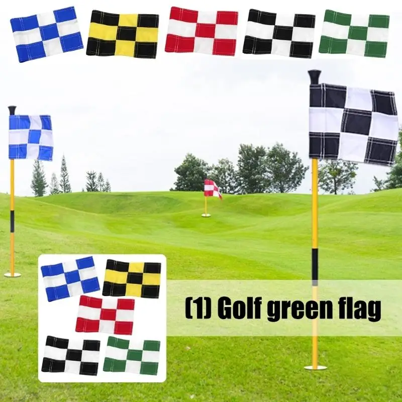 652F Golf Putting Green Targets Flag Tear Resistant Enhances Visibilities Pattern