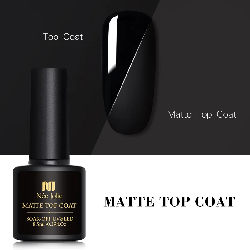 Long-Lasting Gel Top Coat, Selagem Brilhante, Glamoroso, Acabamento Profissional, Fácil Aplicação, Não Há Necessidade de Limpar