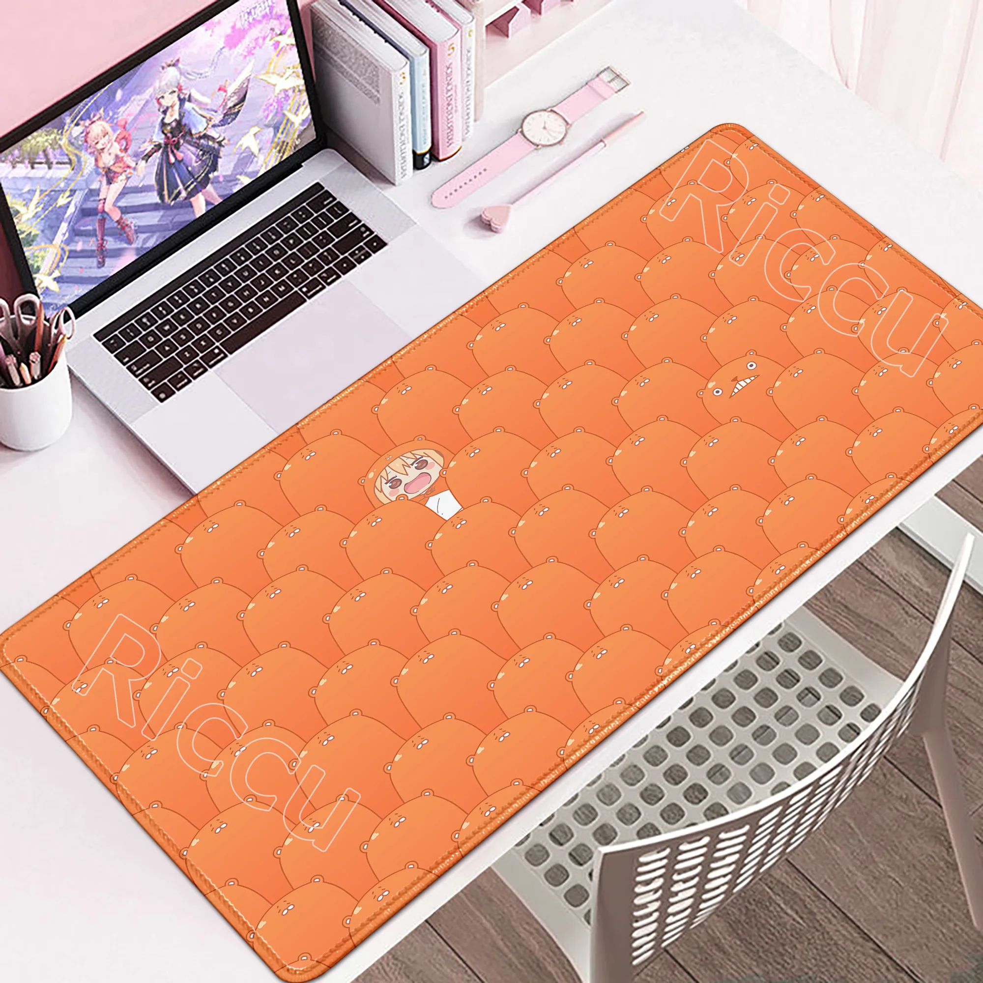 

Kawaii Girl Mousepad Anime Himouto! Umaru - Chan Mouse Pad Laptop Gaming Office Large XXL Keyboard PC Cartoon Cute Desk Mat Rugs