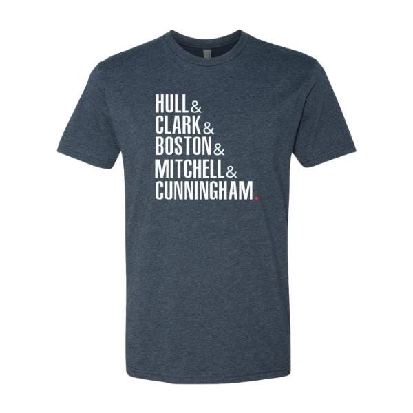 Indiana Basketball Hull Clark Boston Mitchell Cunningham Unisex Tshirt