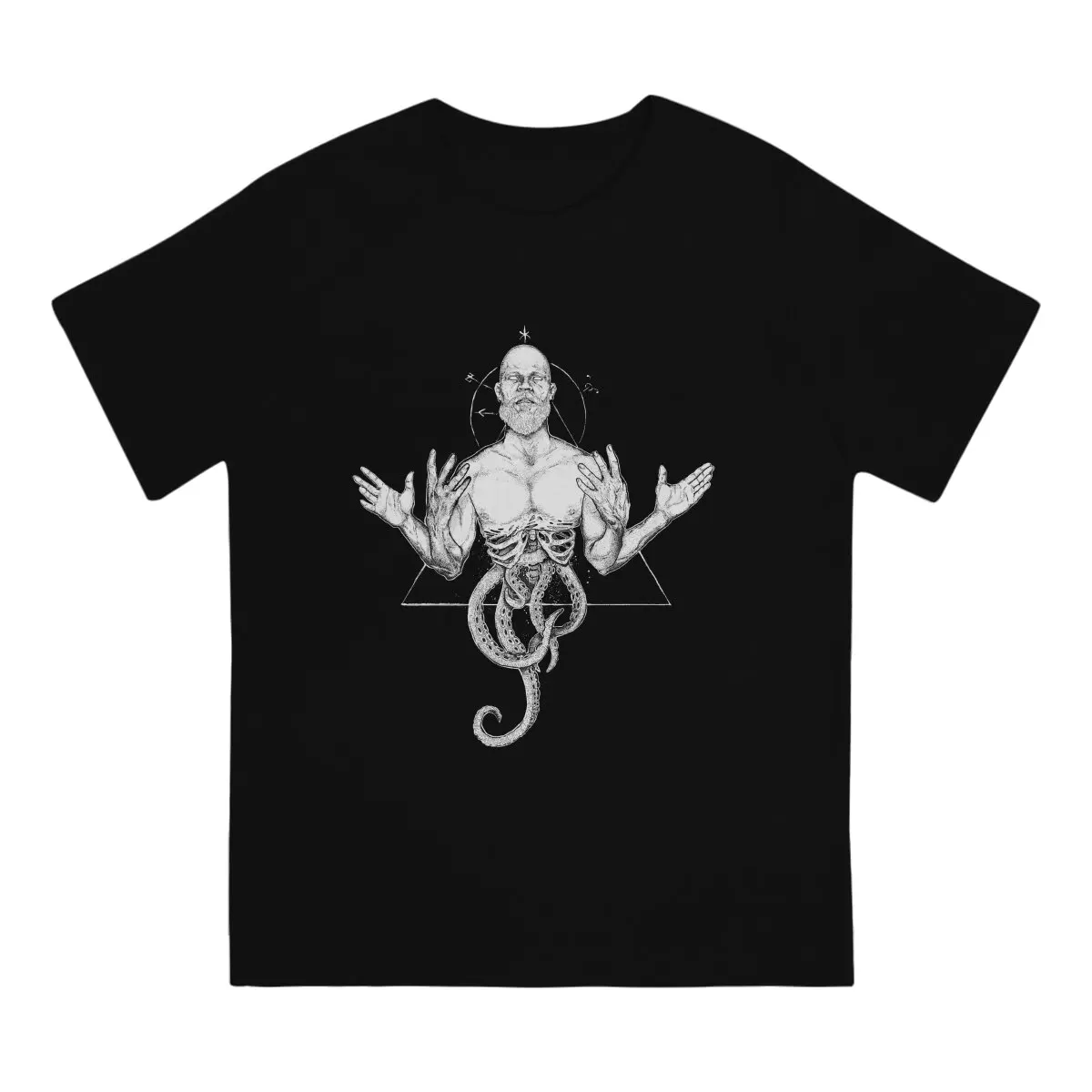 Men Hastur Yellow King T Shirt Howard Phillips Lovecraft Hastur 100% Cotton Clothes Funny Short Sleeve O Neck Tee Shirt