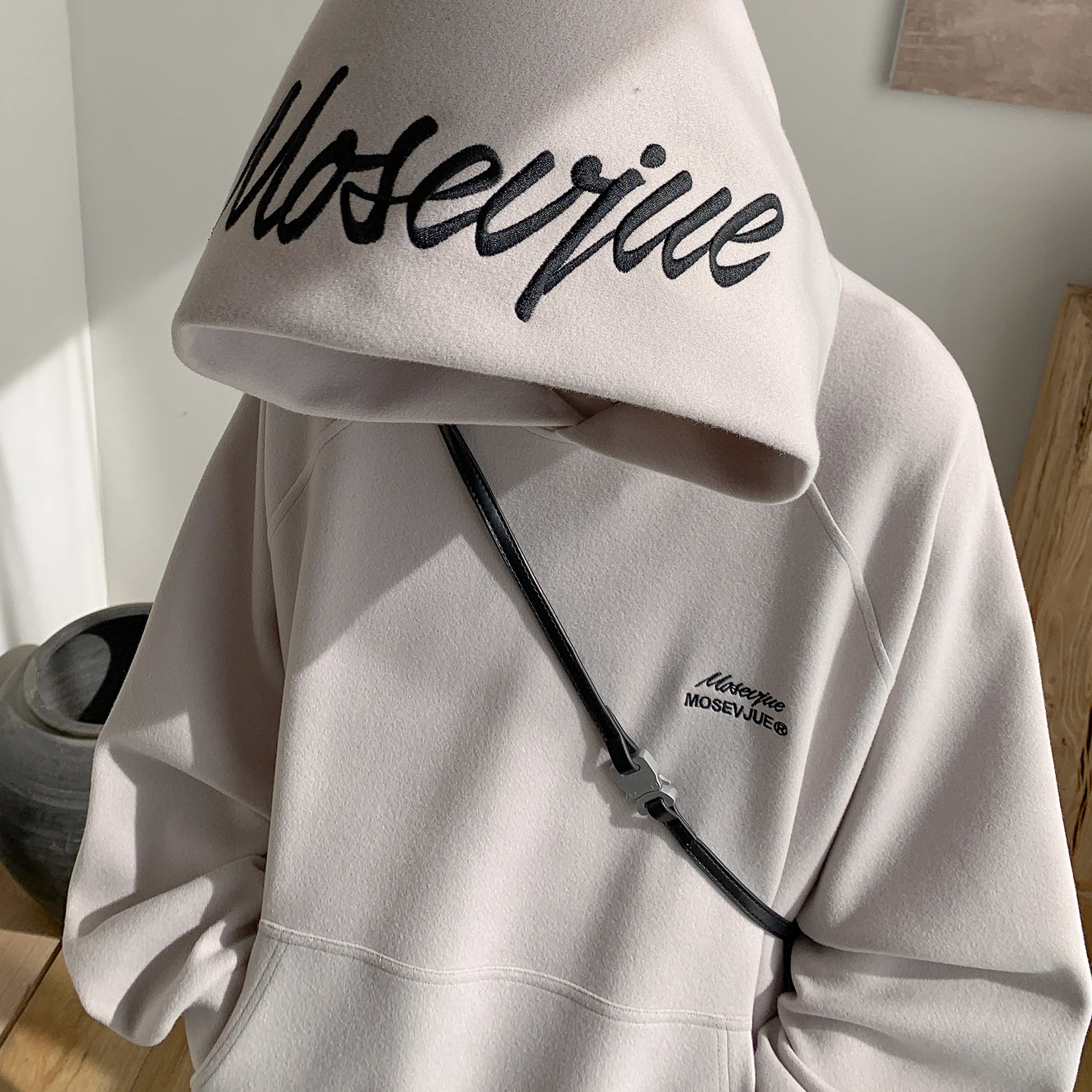 

Мужская теплая толстовка-худи Heavyweight в американском уличном стиле для осени и зимы