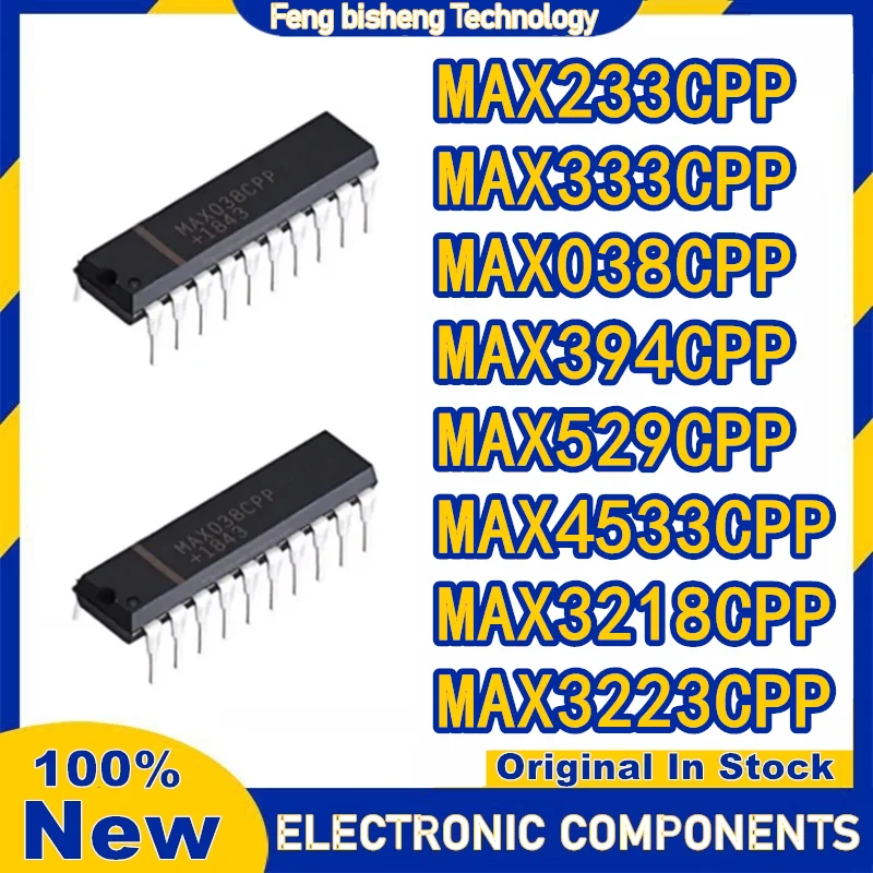 MAX038CPP MAX233CPP MAX333CPP MAX394CPP MAX529CPP MAX4533CPP MAX3218CPP MAX3223CPP DIP20 MAX038 в наличии