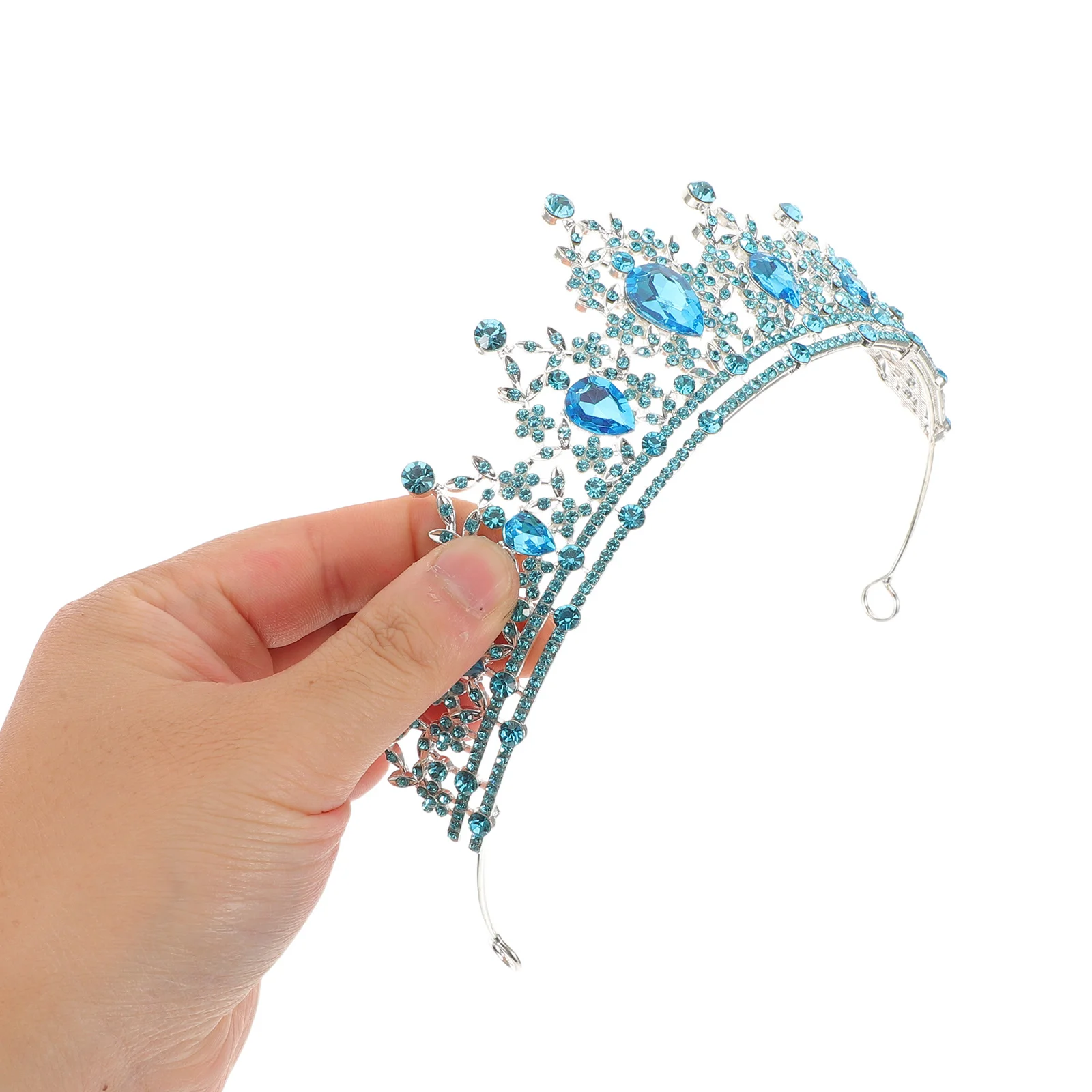 

Vintage Baroque Rhinestone Bridal Tiara Elegant Wedding Headwear Princess Crown Bridal Accessories Women Special Events