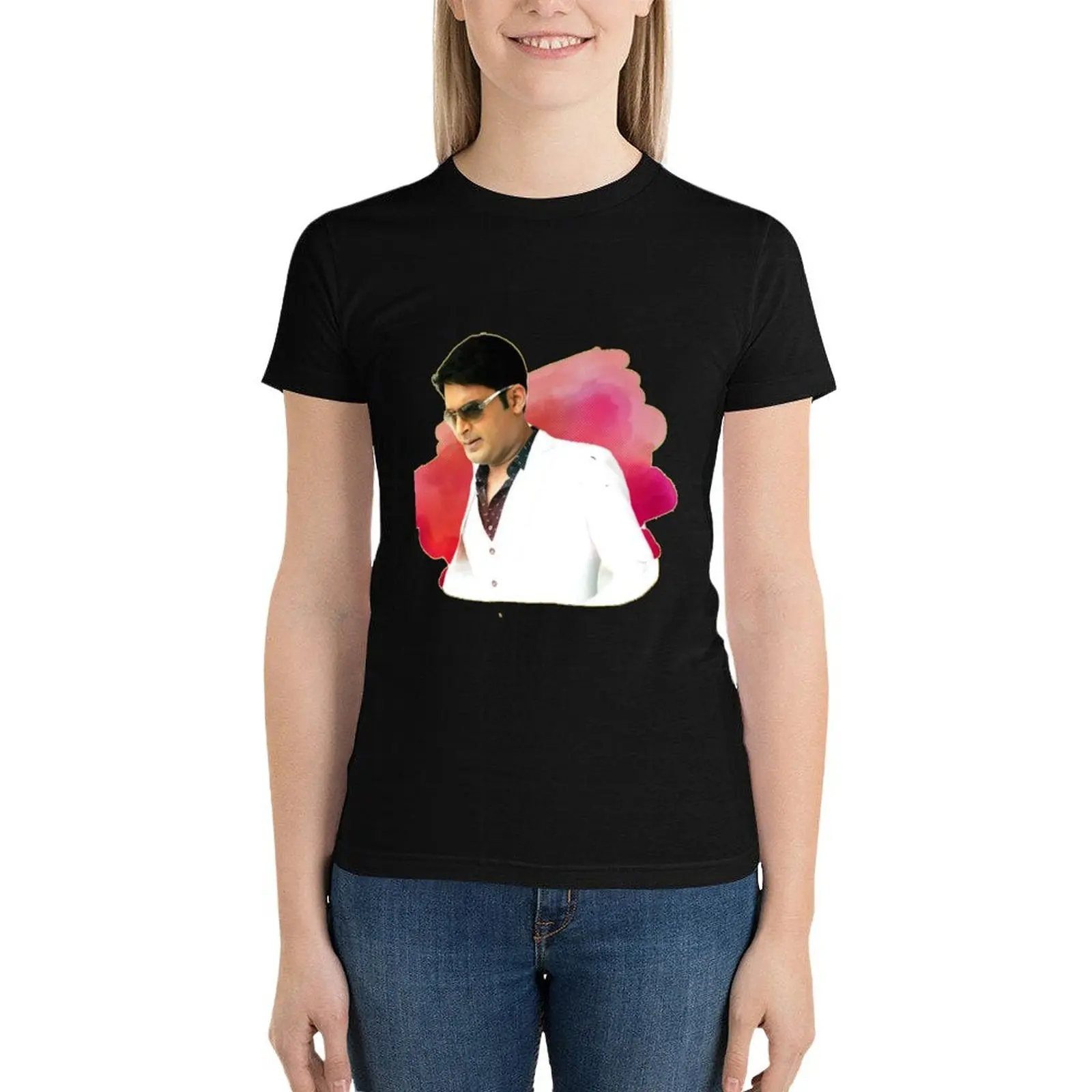 

kapil sharma T-Shirt cute tops Aesthetic clothing Woman fashion
