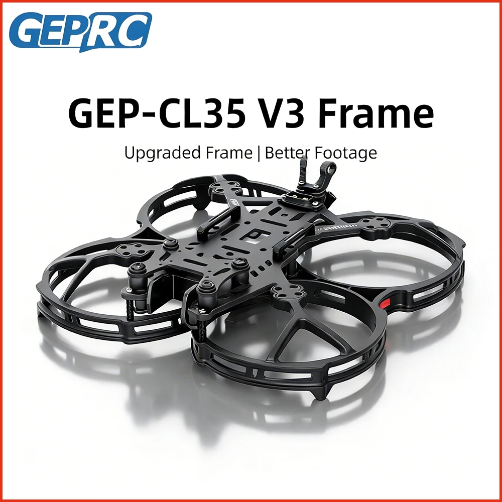 GEPRC GEP-CL35 CineLog35 V3 142mm Wheelbase FPV Drone Frame Support the O4 Air Unit Pro