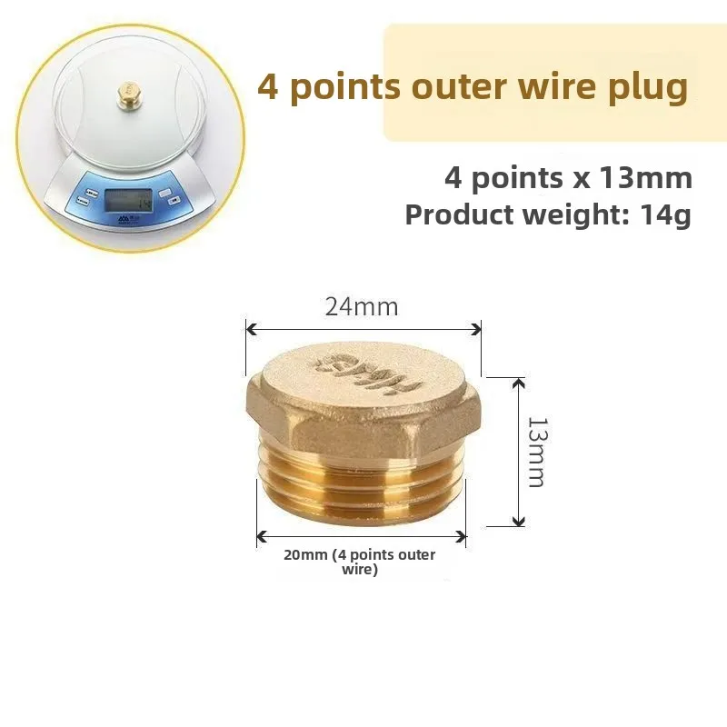 Hex Head Brass Stop…