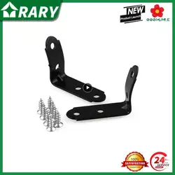 -Glove Box Lid Hinge Snapped Repair Kit Hinge Brackets With Screws For A4 S4 RS4 B6 B7 8E PQY-CPK01BK