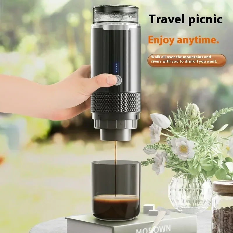 

Wireless Electric Portable Espresso Coffee Machine Built-In Battery Rechargeable Car&Outdoor Travel Automatic Maker Coffee Pots