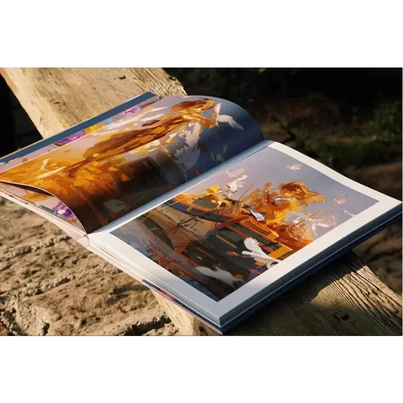 Santu Personal Artbook Artwork Illustration Collection Sunlight Pouring Down Like A Bouquet Aesthetic and Exquisite