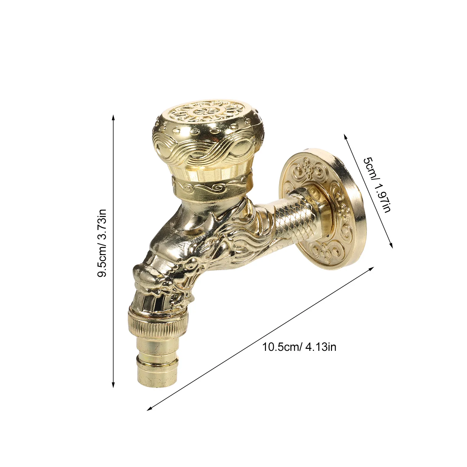 Outdoor Garden Faucet Tap for Washing Machine Spigot Faucets Vintage Sink