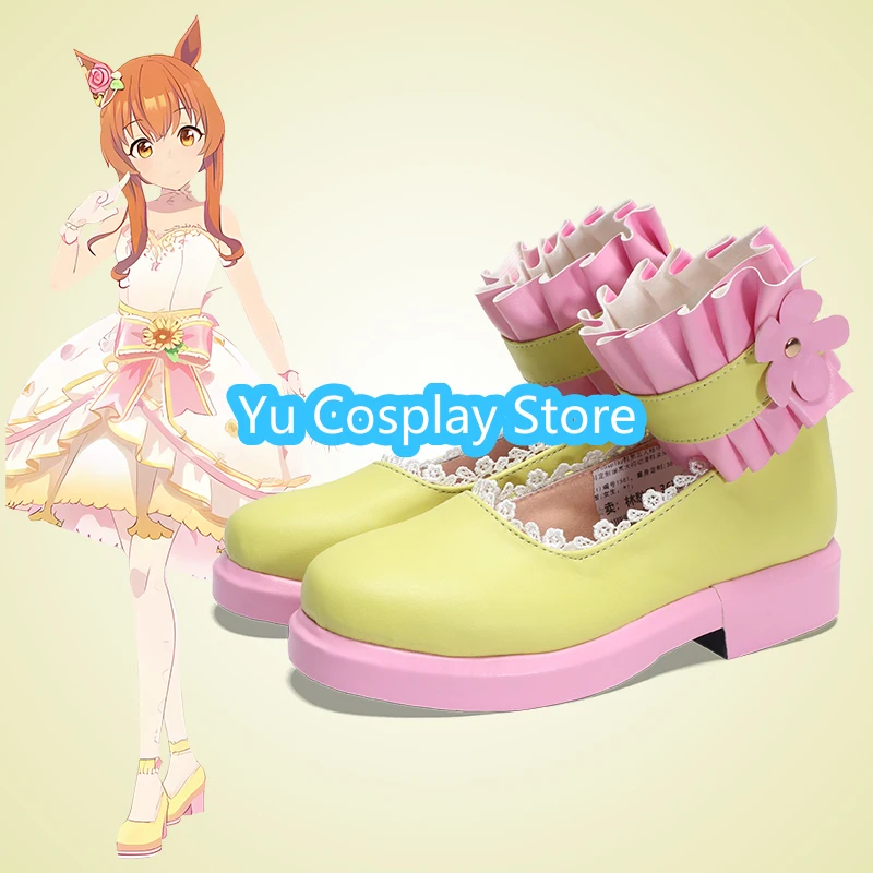 

Yu Cosplay Store Uma Musume Pretty Derby Maya Top Gun Wedding Cosplay Shoes Anime Cosplay Shoes Boots Halloween Costumes Props