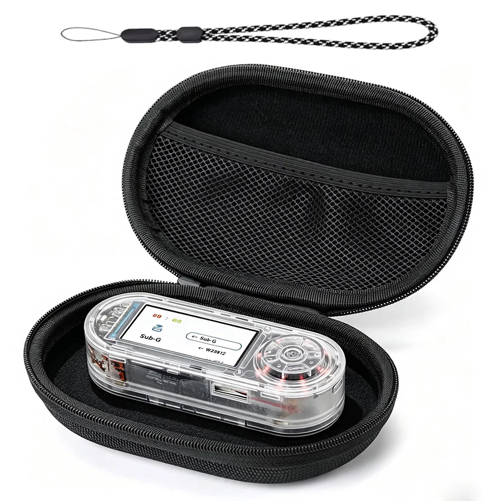 Etui transportowe, twardy futerał z zamkiem błyskawicznym z pianki EVA do LILYGO T-Embed CC1101 Plus ESP32-S3, odporna na wstrząsy torba do przechowywania w podróży