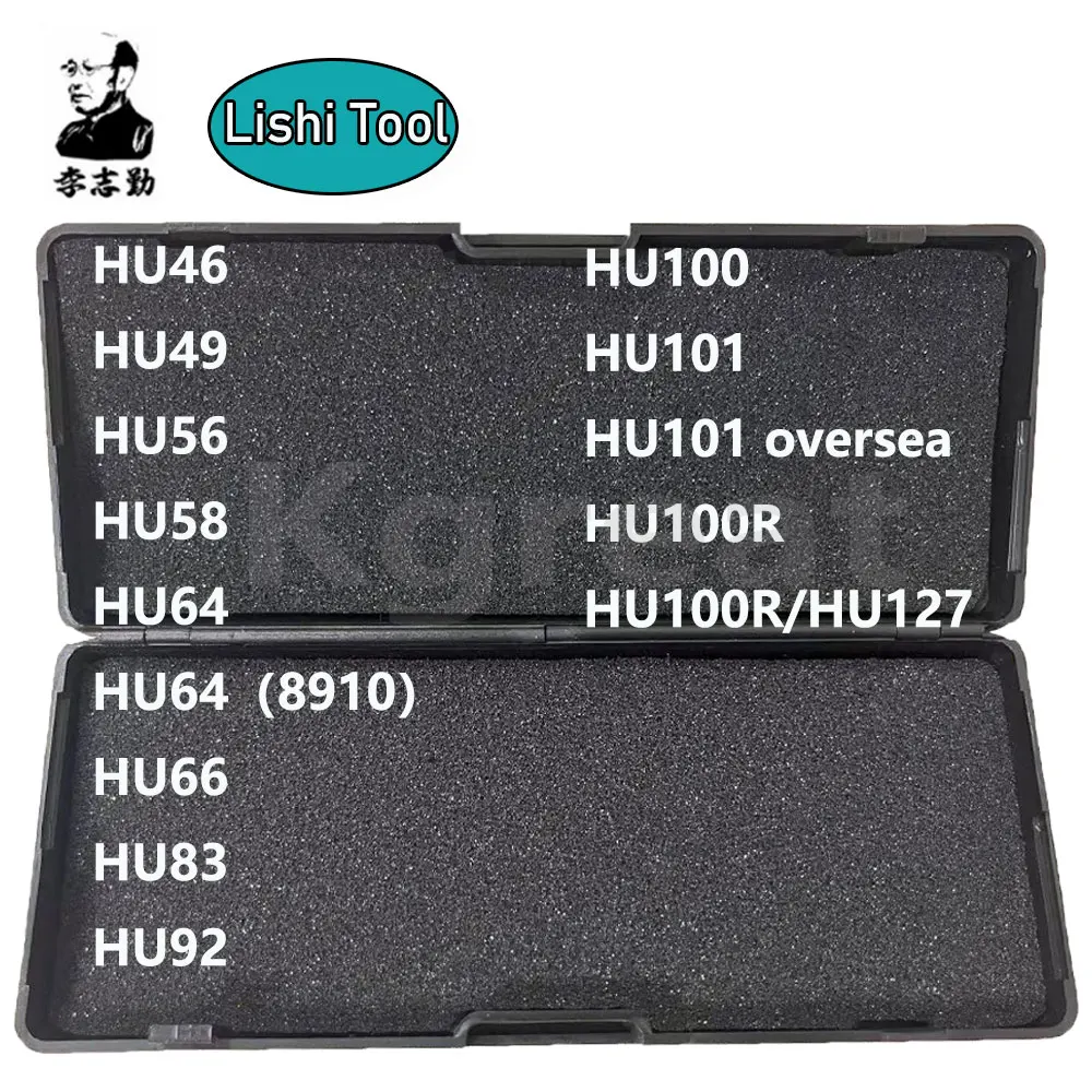 Lishi Tool 2 в 1 HU46 HU49 HU56 HU58 HU64 HU64(8910) HU66 HU83 HU92 HU100 HU101 HU101 (за рубежом) HU100R HU100R/HU127 слесарный инструмент