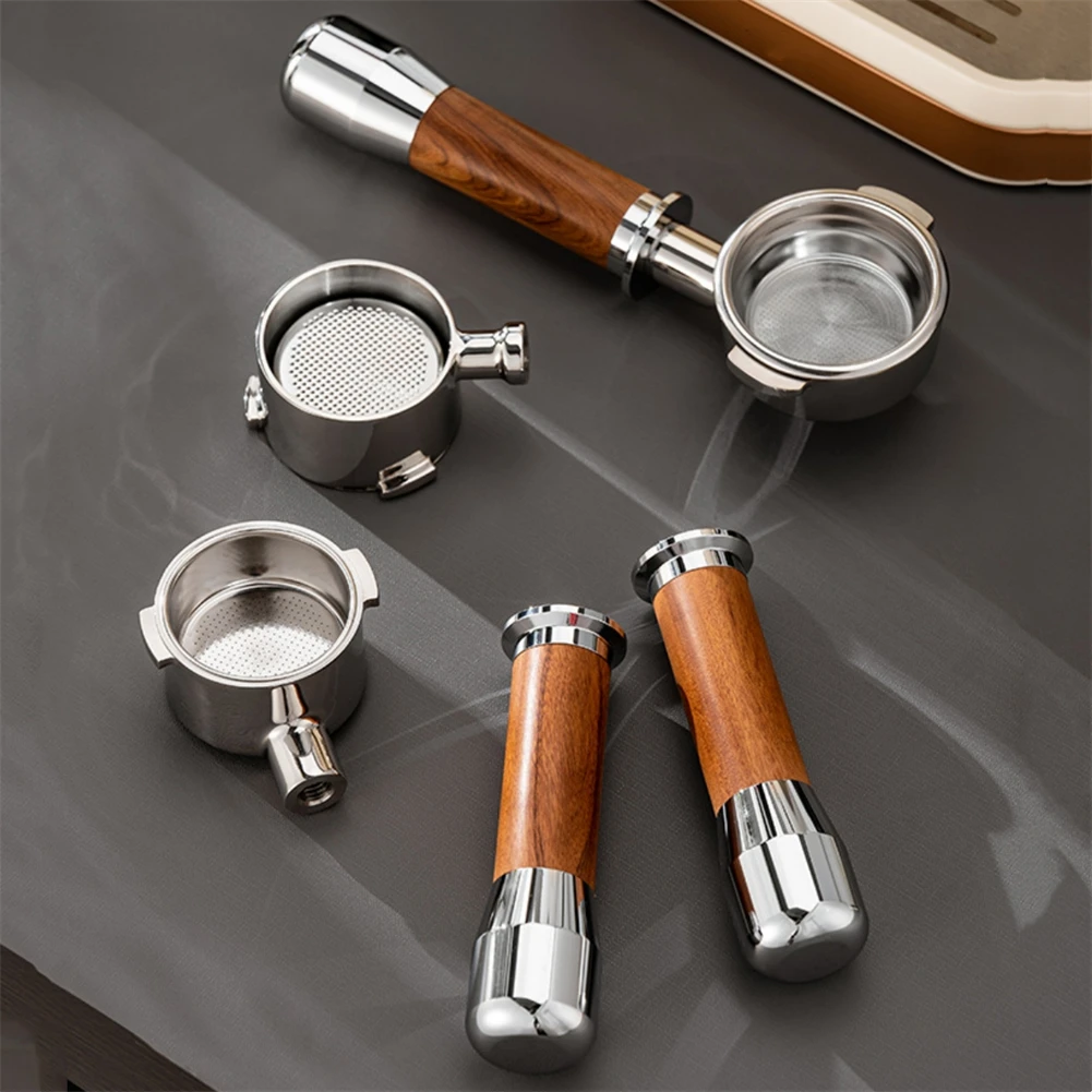 

51MM 58MM Bottomless Portafilter Filter Basket Removable Handle For Barsetto E61 Kitchen Appliances Coffee Maker Parts