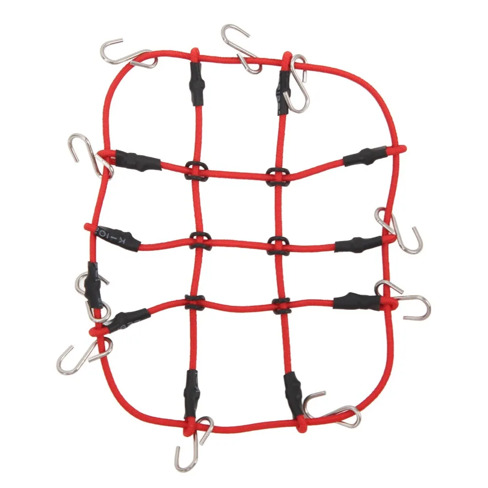 Nylon RC Luggage Net With Hooks Elastic RC Crawler Luggage Net for Traxxas TRX4M 1/18 and for Axial SCX24 1/24 RC Car
