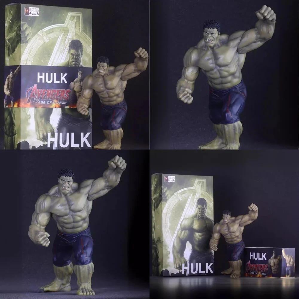 Avengers Movie Series Superhero Hulk Action Figure Toy Collectible Display Desktop Model Ornament Children's Birthdays Gift