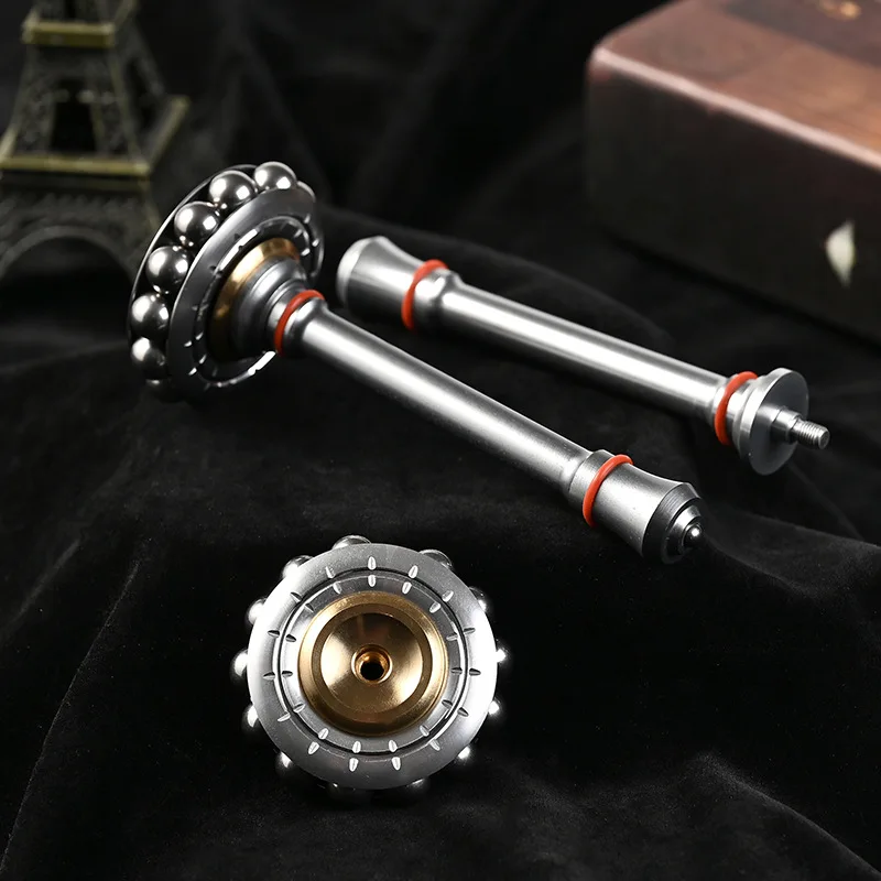 Scepter Fidget Spinner Roller Fingertip Flywheel Ring Ball Bearing Spinning Top Tip EDC Metal Stress Relief Toy Anti Anxiety