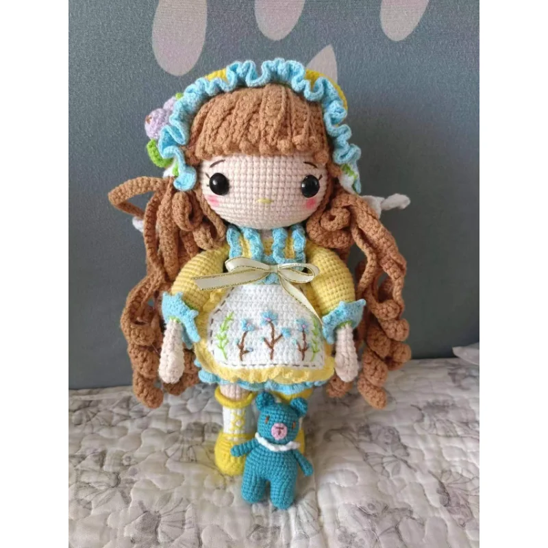 DIY Make-A-wish Dolls Handmade Crochet Creative Cartoon figure As Gifts for Kids or Girlfriends