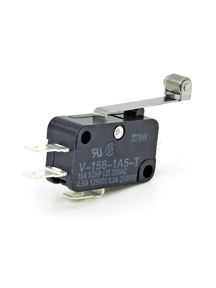 Microschakelaar V-15-1A5-T V-155-1AT-5 V-156-1AT-T 15a 125V 250V Ac Hoge Temperatuur Weerstand Reislimiet Schakelaar Knop