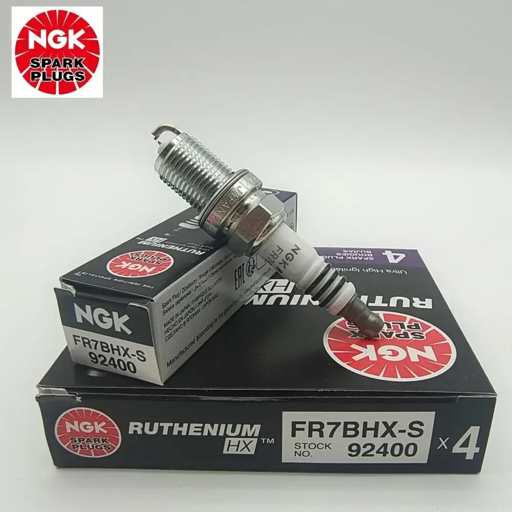 4/6PCS Original NGK FR7BHX-S 92400 Ruthenium Spark Plugs For VW Golf Eos Jetta Audi A3 A4 A5 A6 Q5 R8 S5 TT Passat Tiguan 1.8